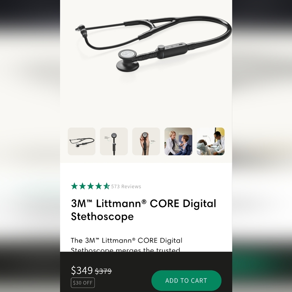 Littmann CORE Digital Stethoscope